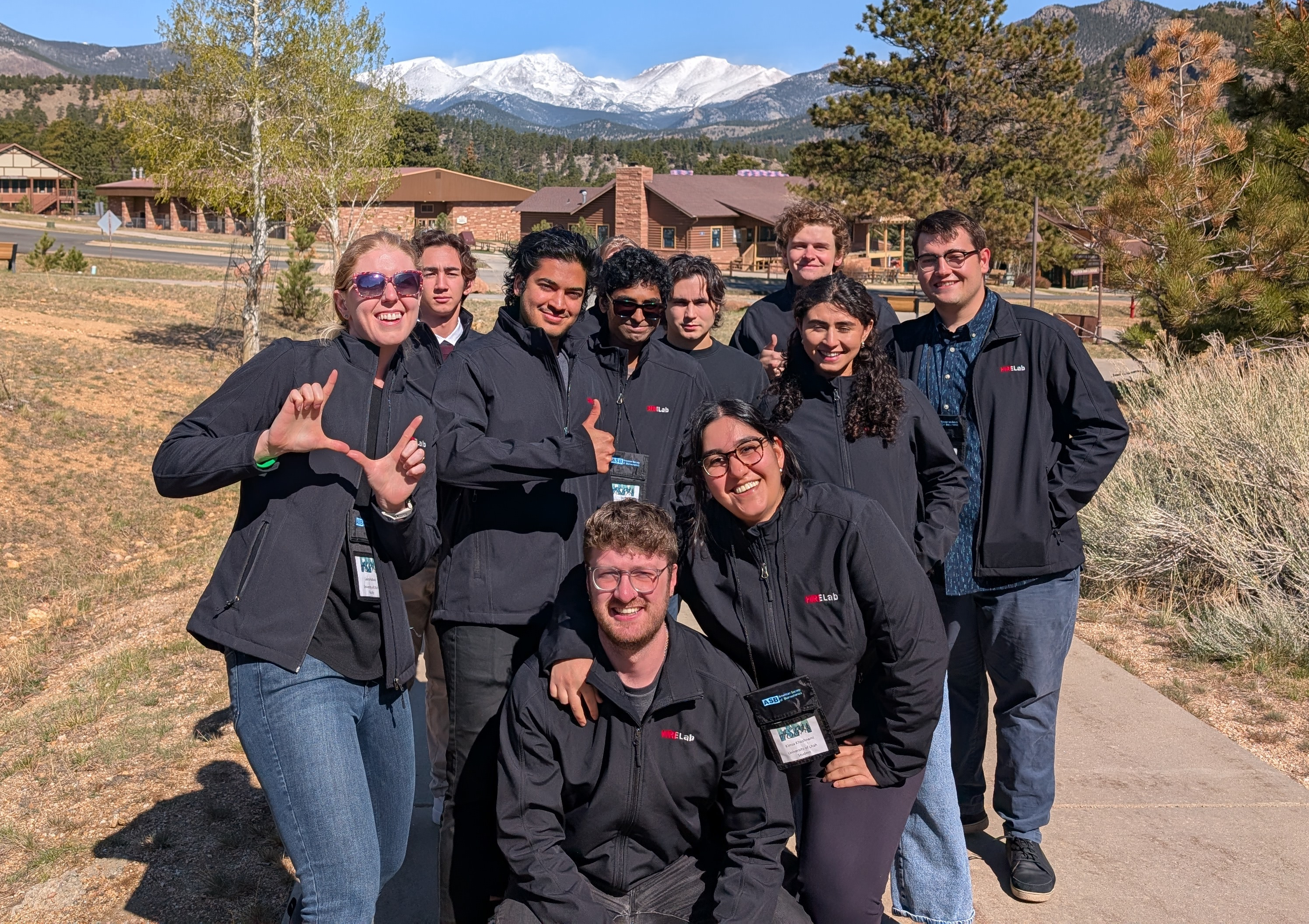HRELab members in Estes Park, CO for Rocky Mountain ASB.